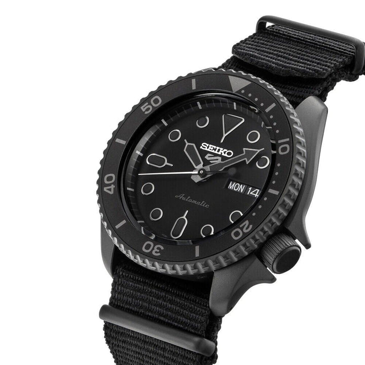 5 Sports SYX Black Dial / Black Nylon Strap Black Dial