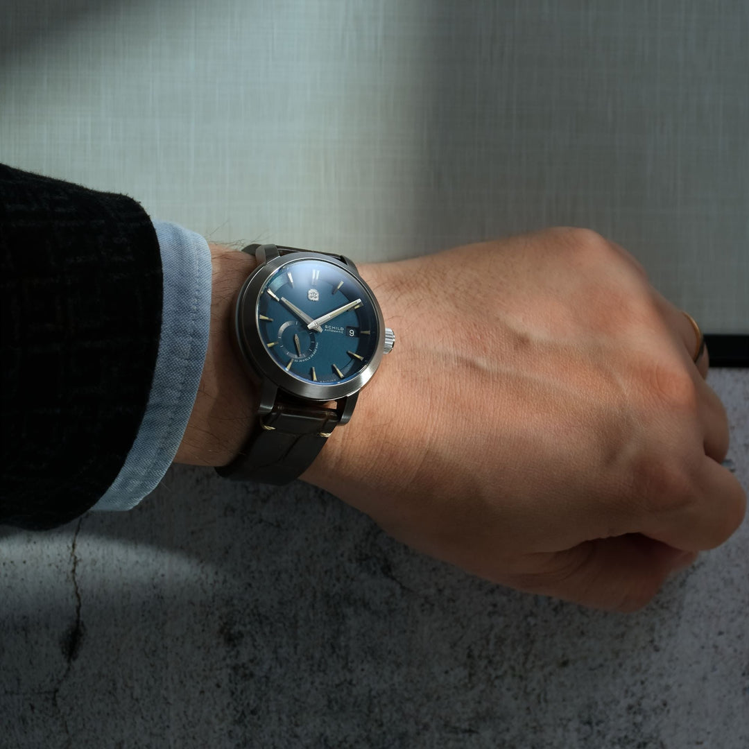 Heinrich Micro Rotor Automatic Limited Edition Blue / Stainless Steel | Blue Dia
