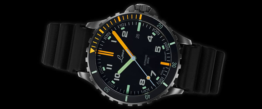 Mojave Rubber Strap Black Dial