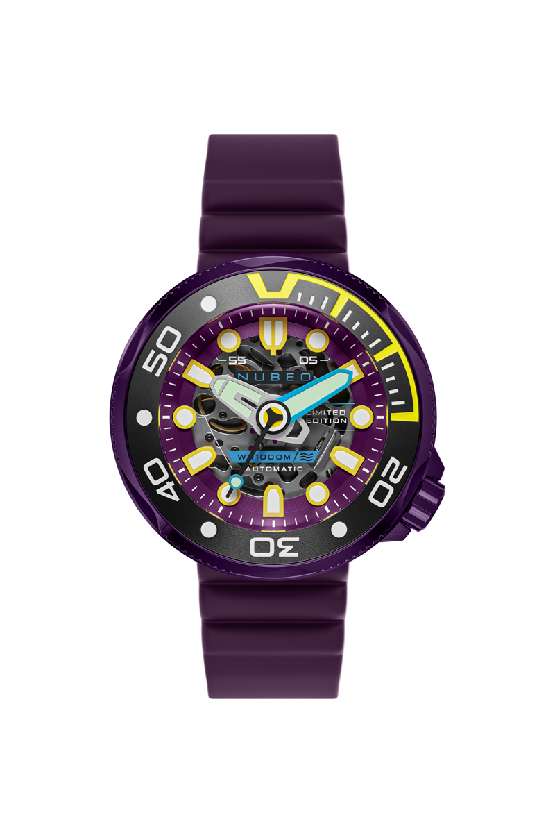 Ventana Skeleton Automatic Limited Edition Purple / Purple | Purple Dial