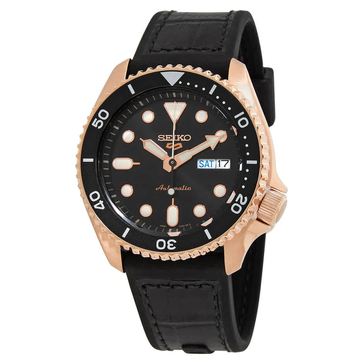 5 Sports SYX Black Dial / Black Silicone Strap Black Dial