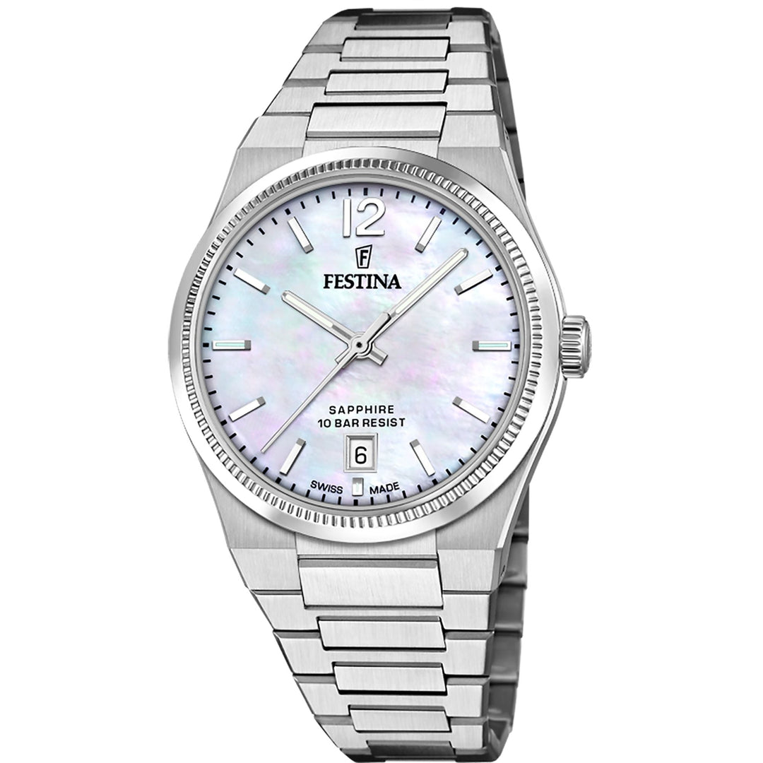 Rive Mother of Pearl / Stainless steel Mother of Pearl Dial