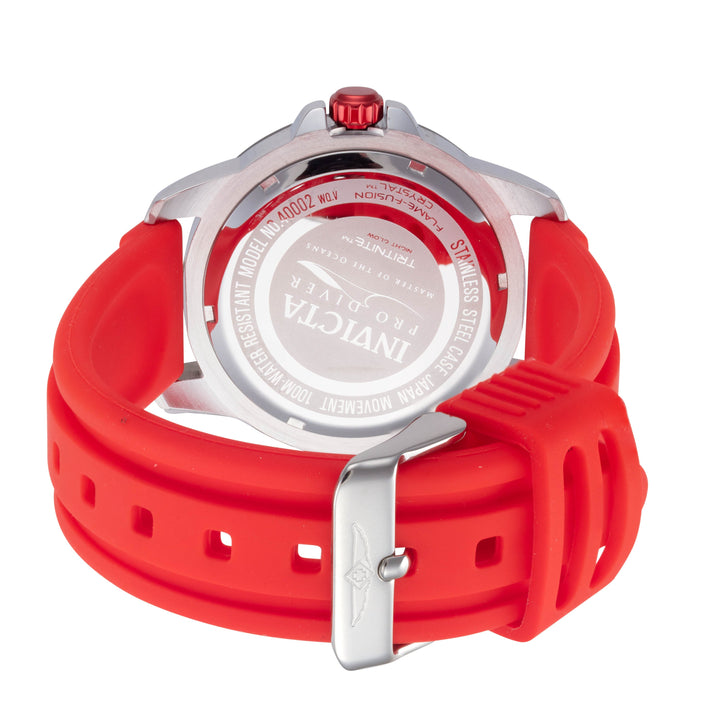 Pro Diver 45mm / Silver / Red | Silver Dial