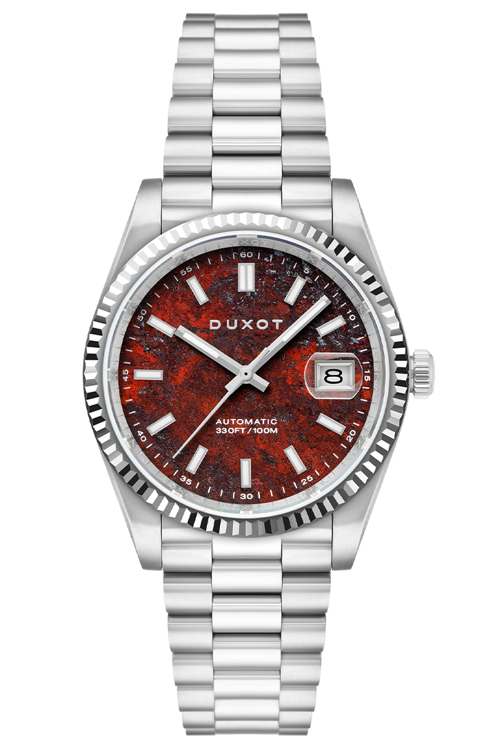 Marcel Automatic Lapidary Limited Edition Red / Stainless Steel | Red Dial