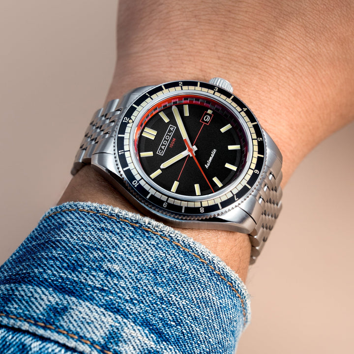Ahrens Automatic Black / Stainless Steel | Black Dial