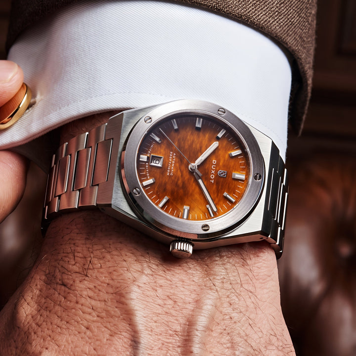 Bastia Automatic Lapidary Limited Edition Brown Dial / Stainless Steel Bracelet 