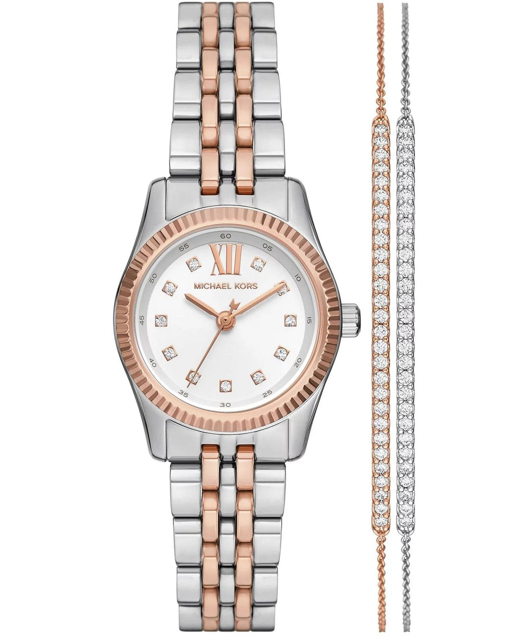 Lexington 26mm / Silver / Silver and Rose Gold | Silver Dial