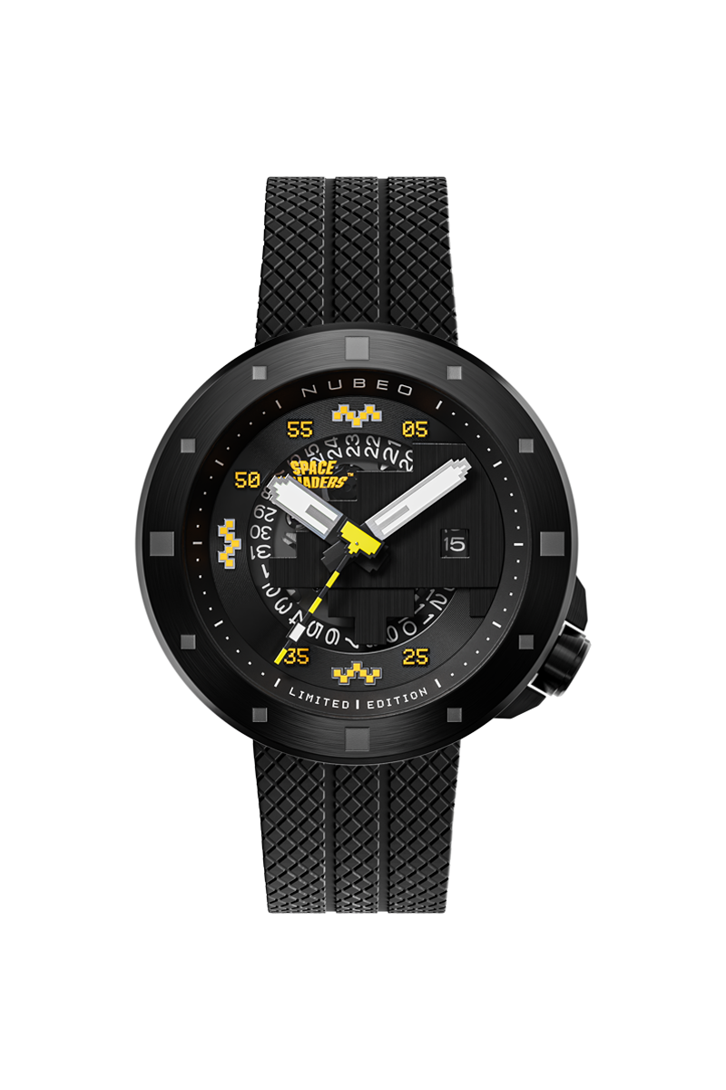 Cassini Automatic Space Invaders Limited Edition Black & Yellow / Black | Black 