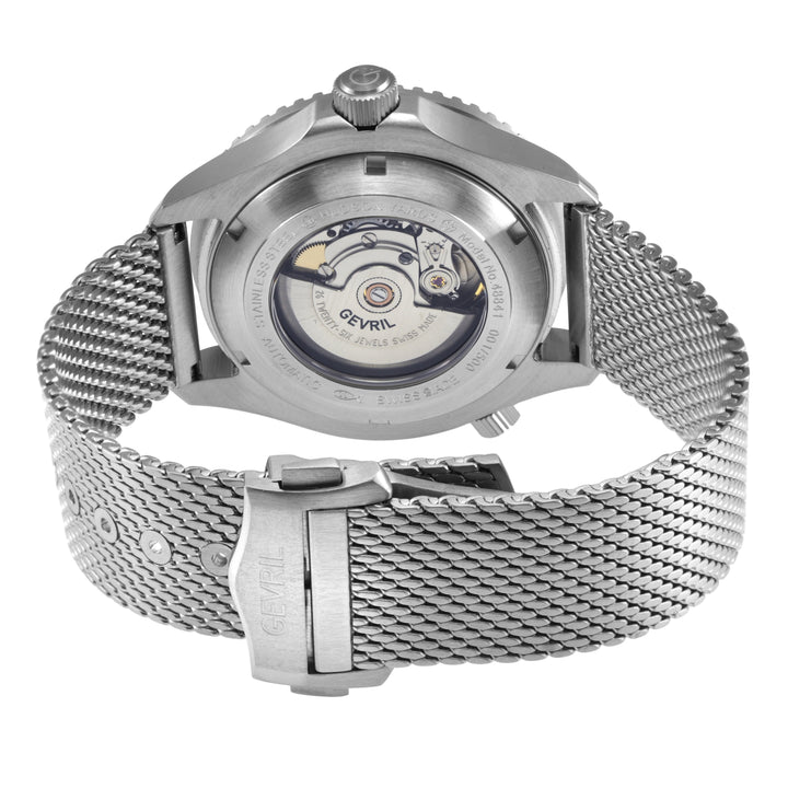 Hudson Yards Swiss Automatic SW200 - Date display Diver watch, Black Ceramic bez