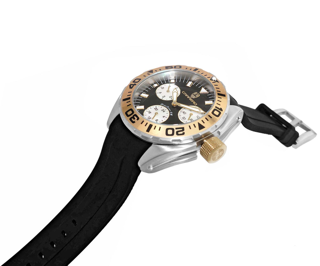 FreeZone-CH Black/Gold tone Black Dial