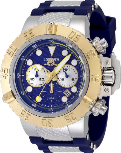 Subaqua 50mm / Blue and Silver / Silver and Black | Blue and Silver Dial