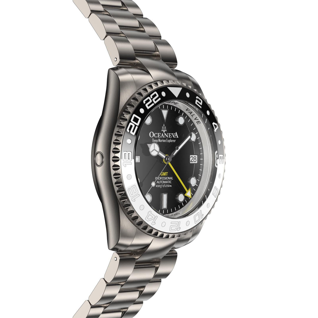 Deep Marine Explorer II Black/White Bezel | Black Dial