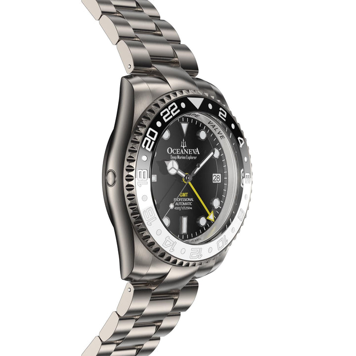 Deep Marine Explorer II Black/White Bezel | Black Dial