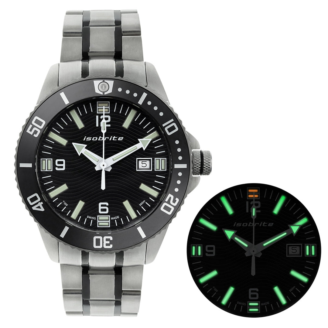 Naval Series T100 Tritium Markers Black Dial