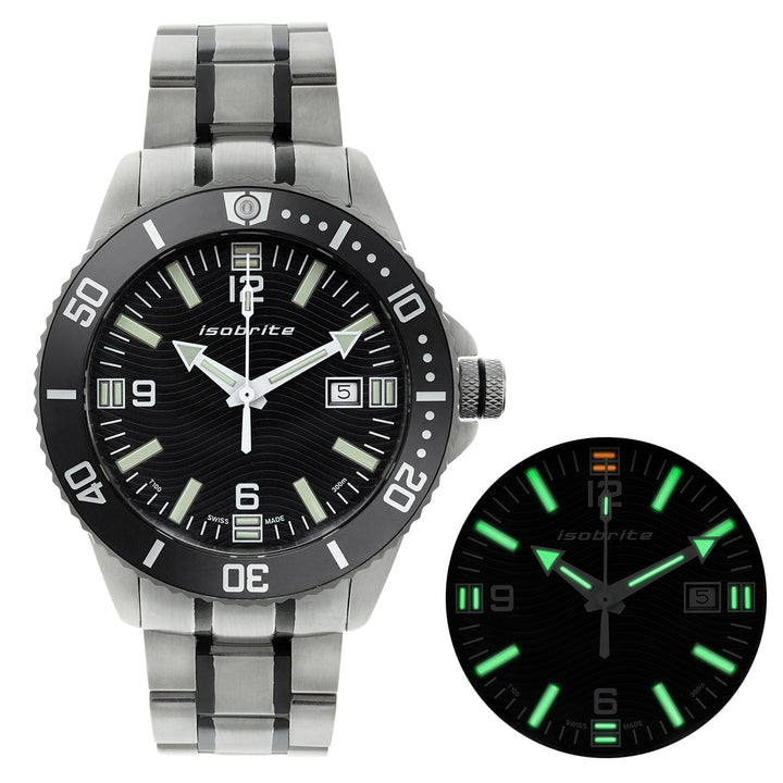 Naval Series T100 Tritium Markers Black Dial