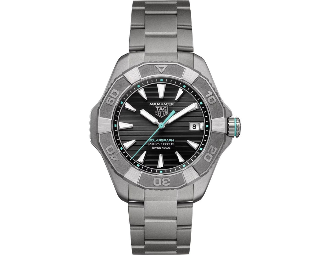 Aquaracer Professional 200 Solargraph Solar Quartz Black Dial / Sand-Blasted Tit