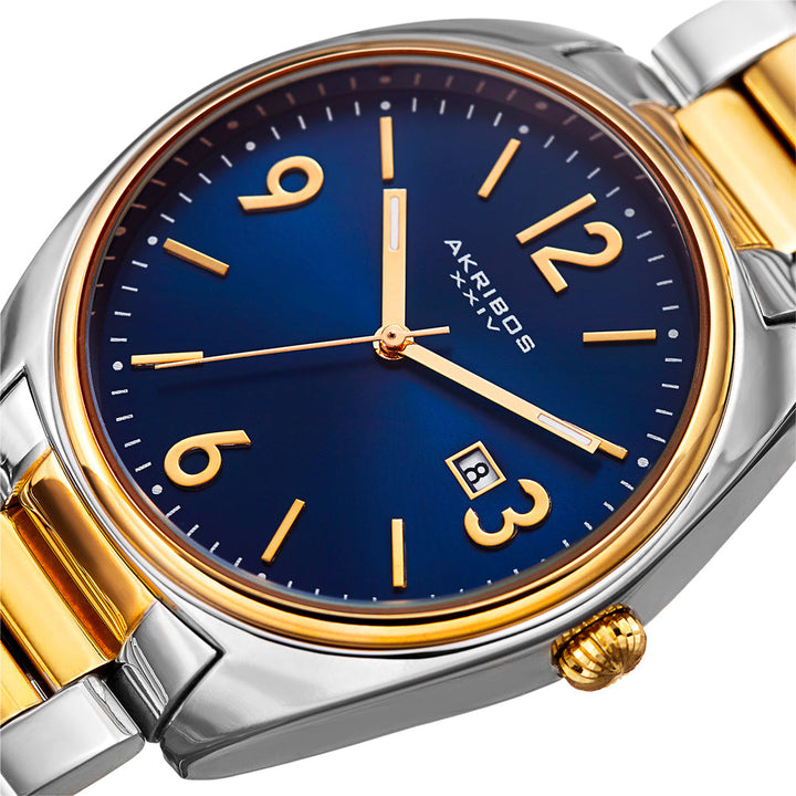 Dress-AK957TTG Two-tone (Silver-tone and Yellow Gold-tone)/Stainless Steel | Blu