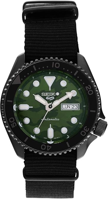 5 Sports SYX Green Camouflage Dial / Black Nylon Strap Green Dial