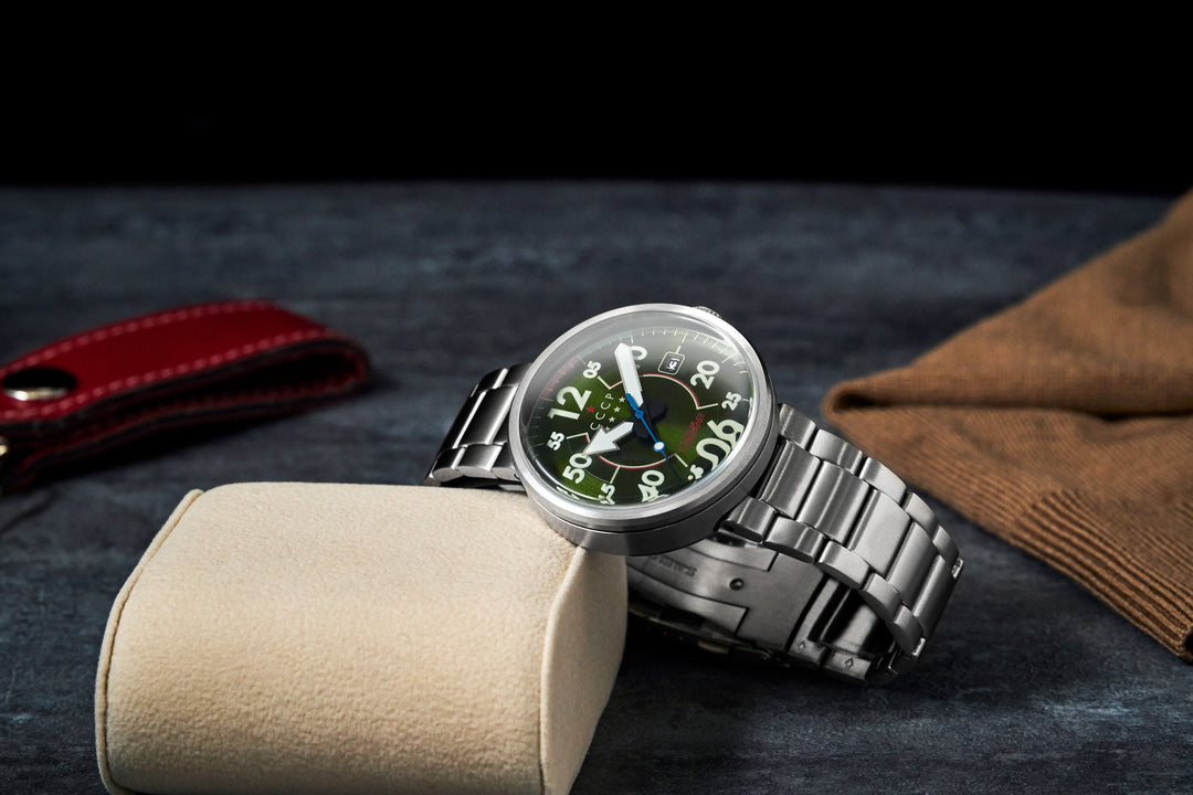 Proton Automatic Silver / Green Green Dial