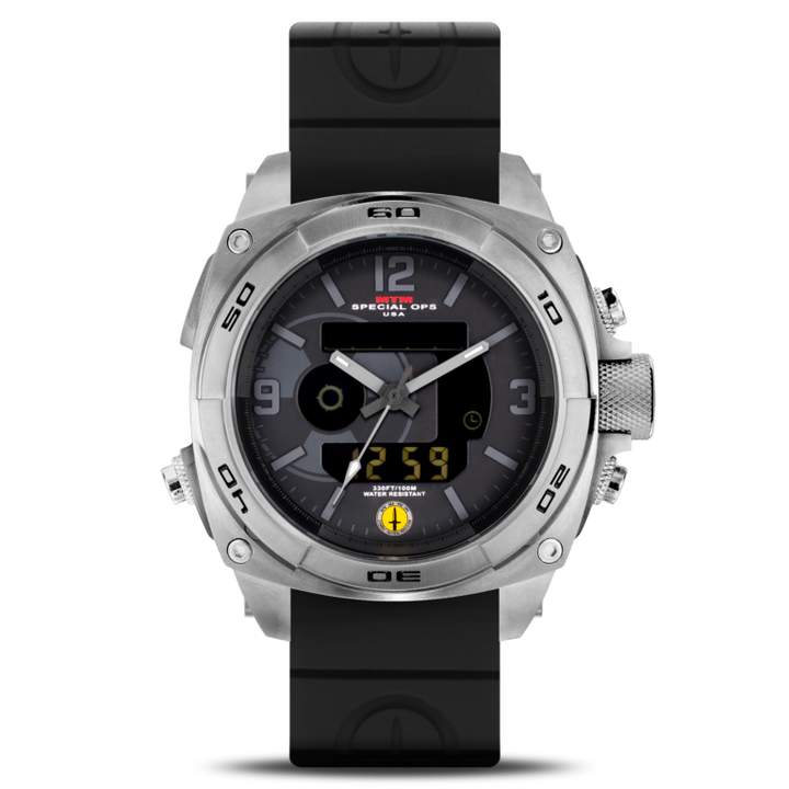 RAD Silver | Black Dial