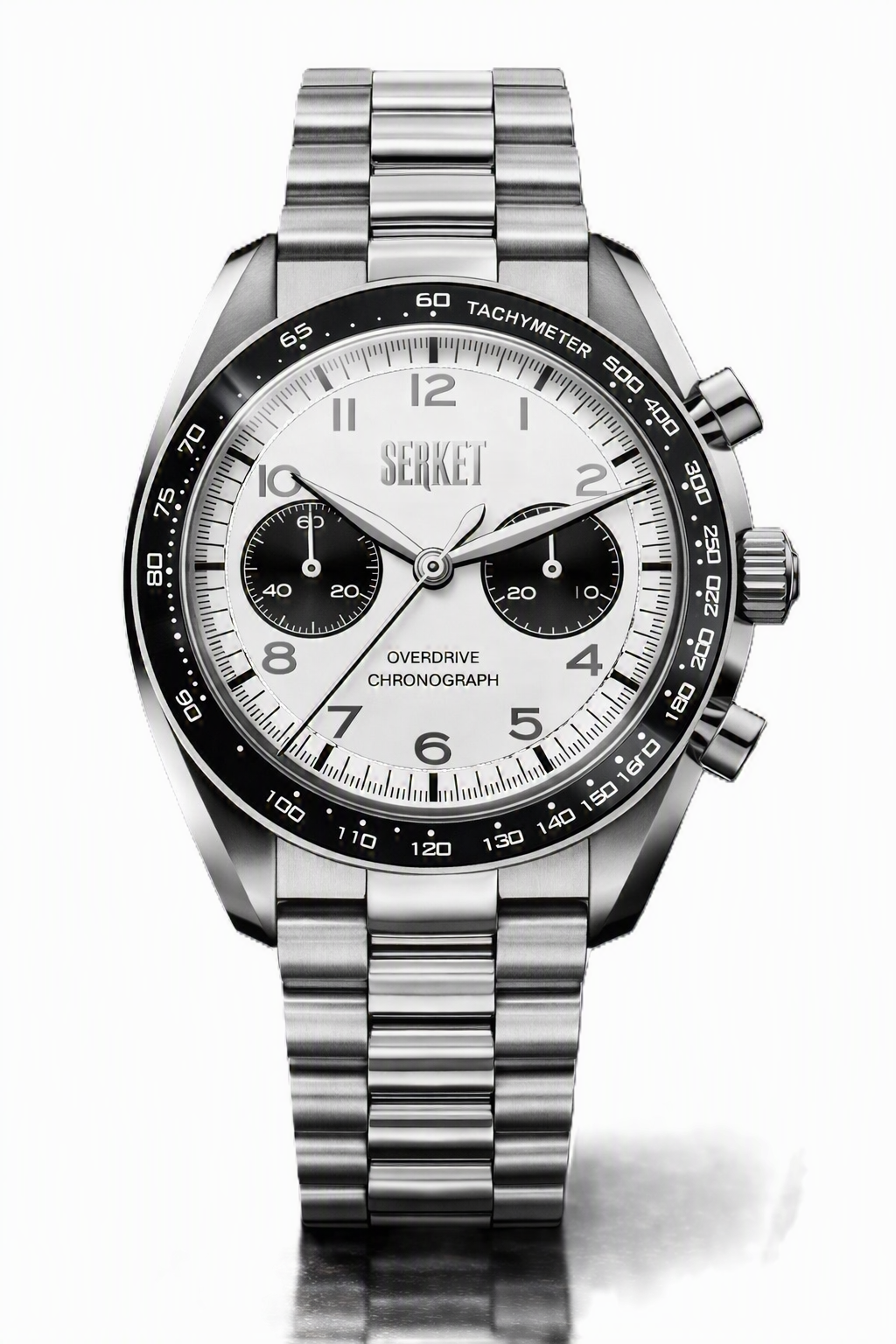 Overdrive Chronograph Glacial White-Black Dial
