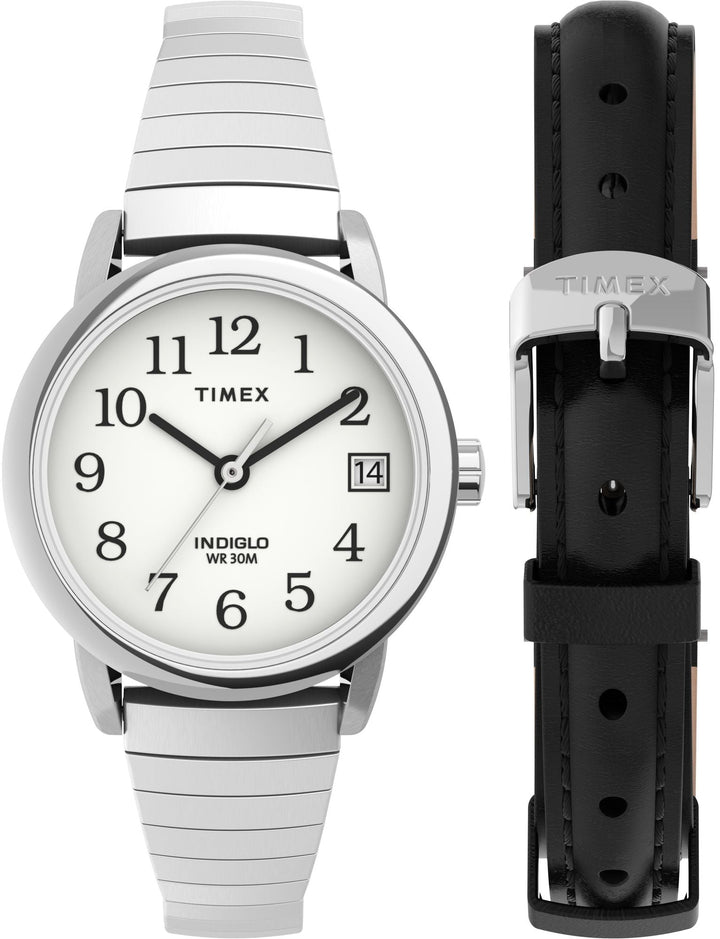 Easy Reader White / Stainless Steel White Dial