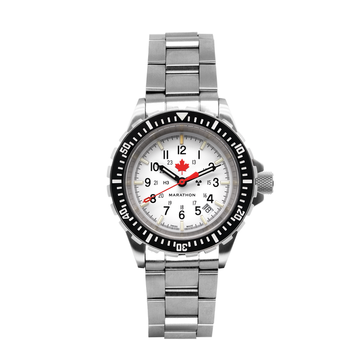 41MM ARCTIC RED MAPLE LARGE DIVERS AUTOMATIC (GSAR) WITH STAINLESS STEEL BRACELE