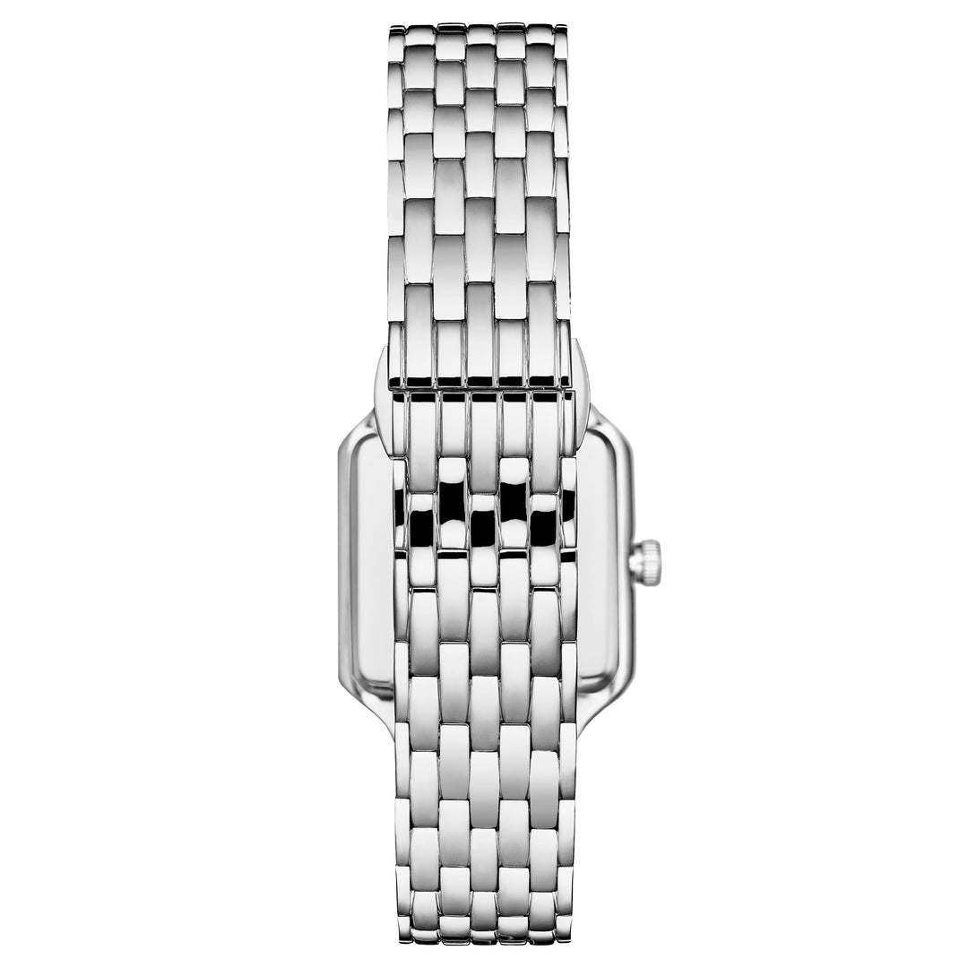 Confidant Square Crystal Classic Silver/Blue | Navy Dial
