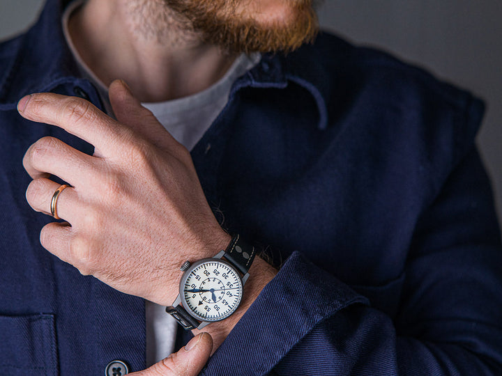 Wien 39 Type B Lume Dial / Handwinding Lume White Dial