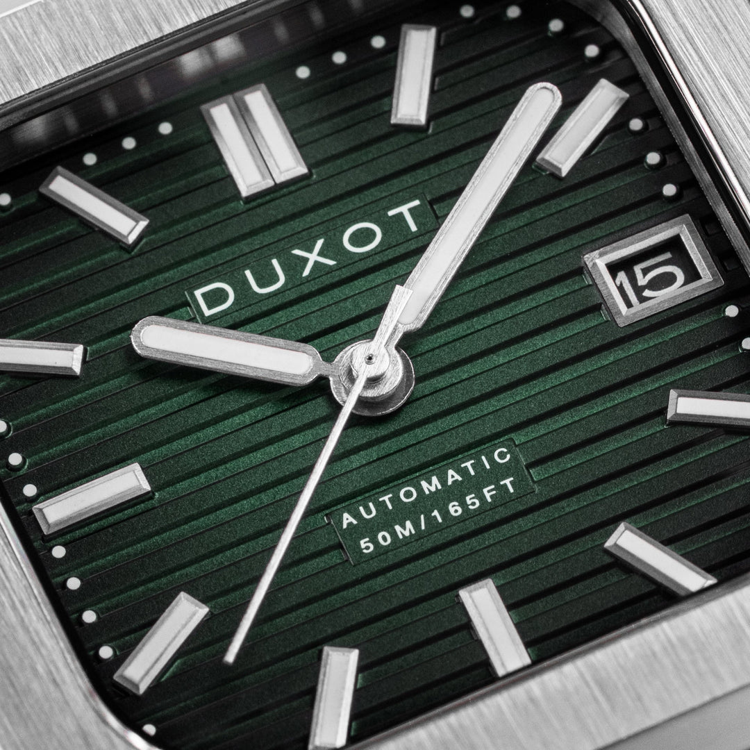 Quadrata Automatic Green / Stainless Steel | Green Dial