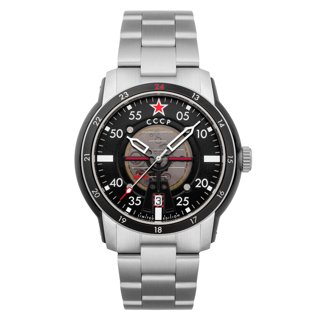 MIG-21 BLACK / STAINLESS STEEL | Black Dial