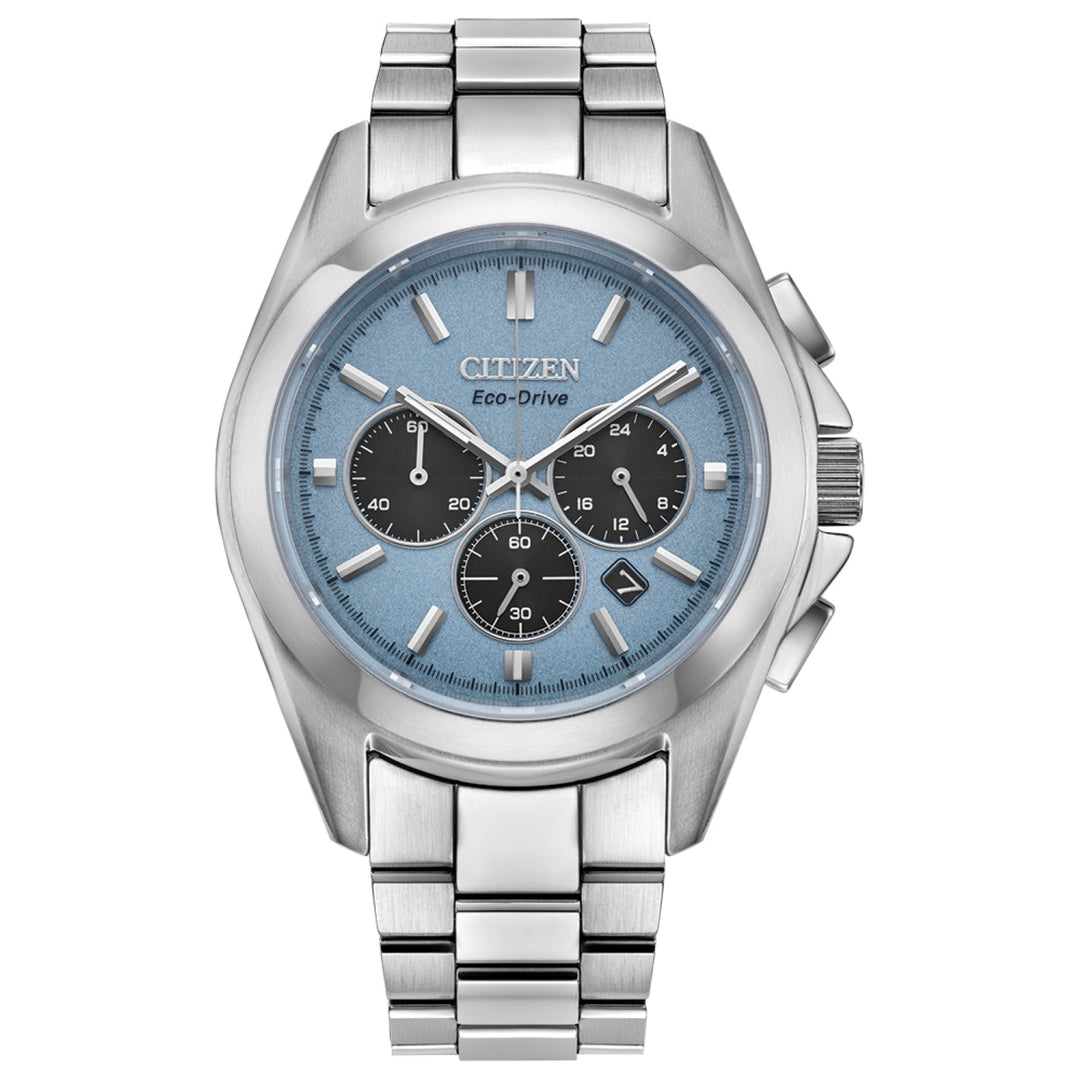 Citizen 41mm / Silver / Light Blue | Light Blue Dial