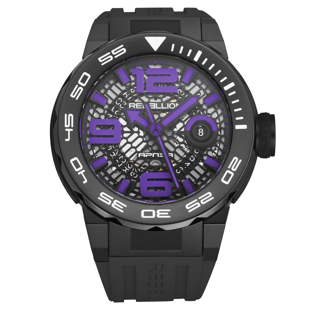 Predator Apnea RBPAP3H.TB.PU / Black Purple | Black Purple Dial