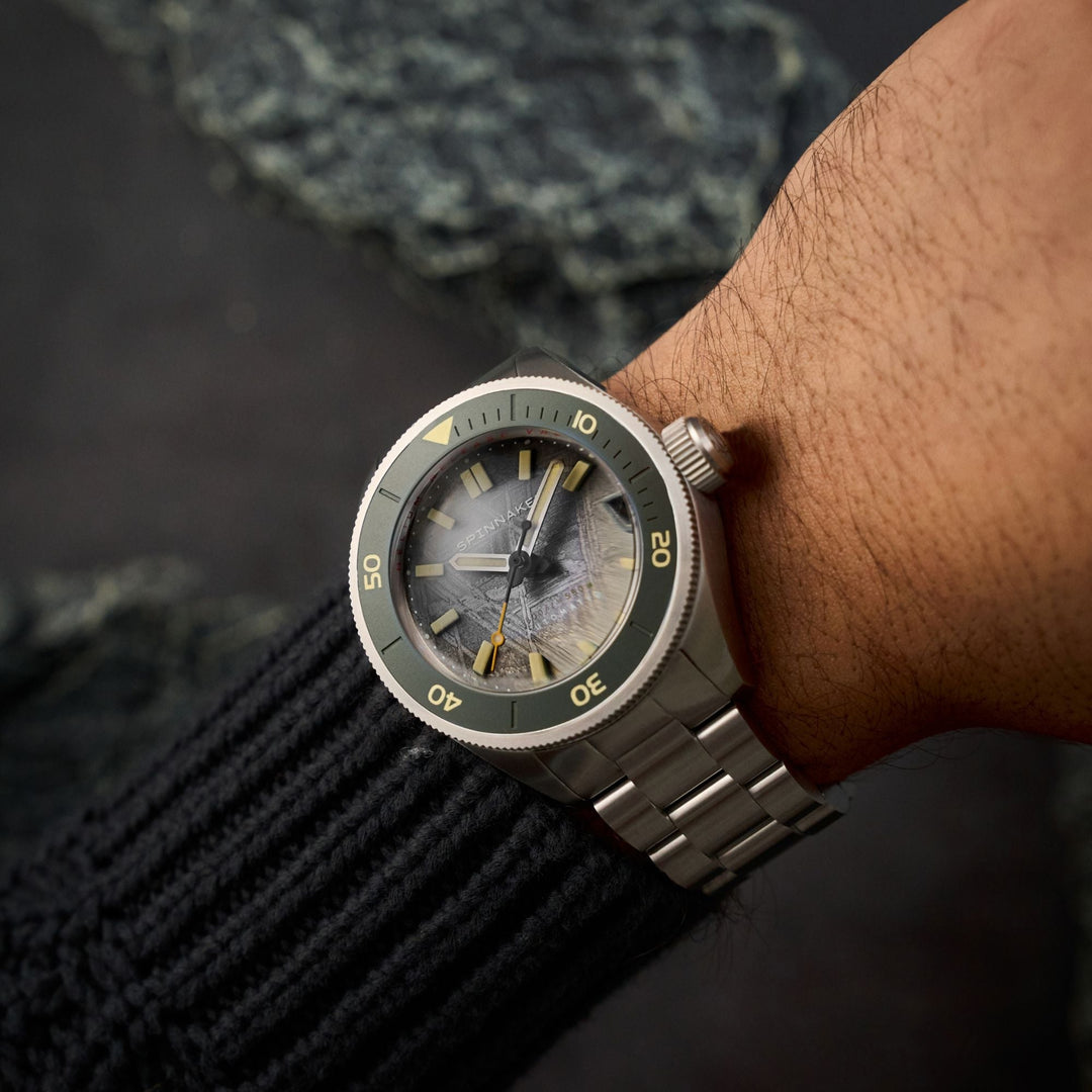 Piccard Automatic Meteorite Limited Edition Grey & Green / Stainless Steel | Gre