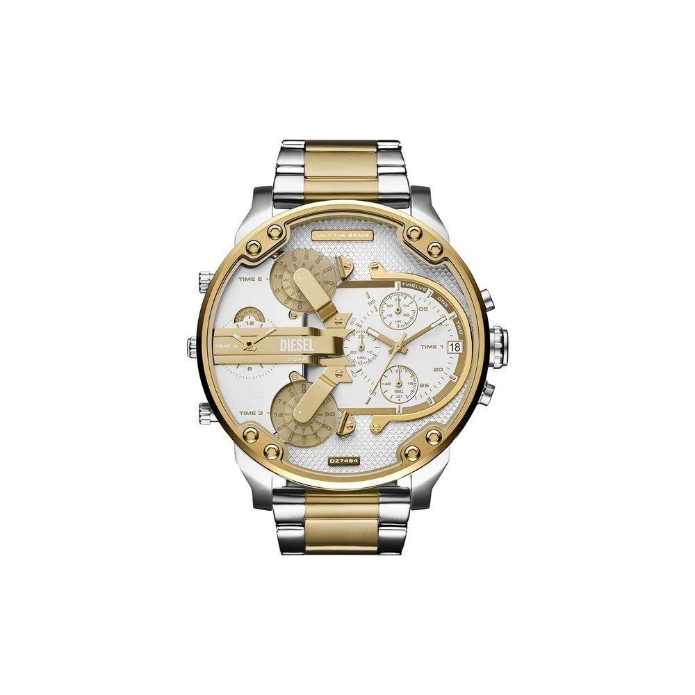Mr. Daddy 2.0 57mm / Silver / Silver and Gold Silver Dial