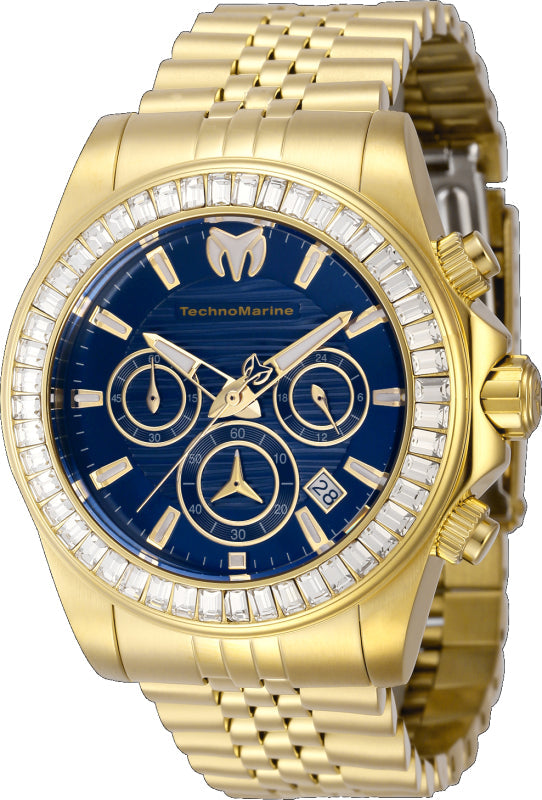 Manta Ray 42mm / Blue / Gold | Blue Dial