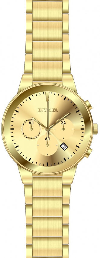 Specialty Chronograph Gold-Tone Dial / Gold-Tone Stainless Steel Bracelet Gold-t