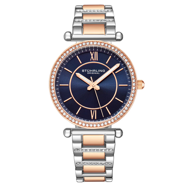 Aria Quartz Classic Rose/Blue | Blue Dial