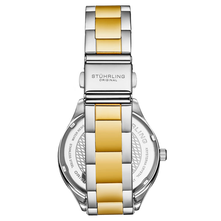 Saylor Mother of Pearl Quartz Classic Gold/Silver | White Dial