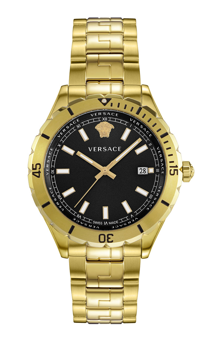 Hellenyium 42mm / Black / Gold Black Dial