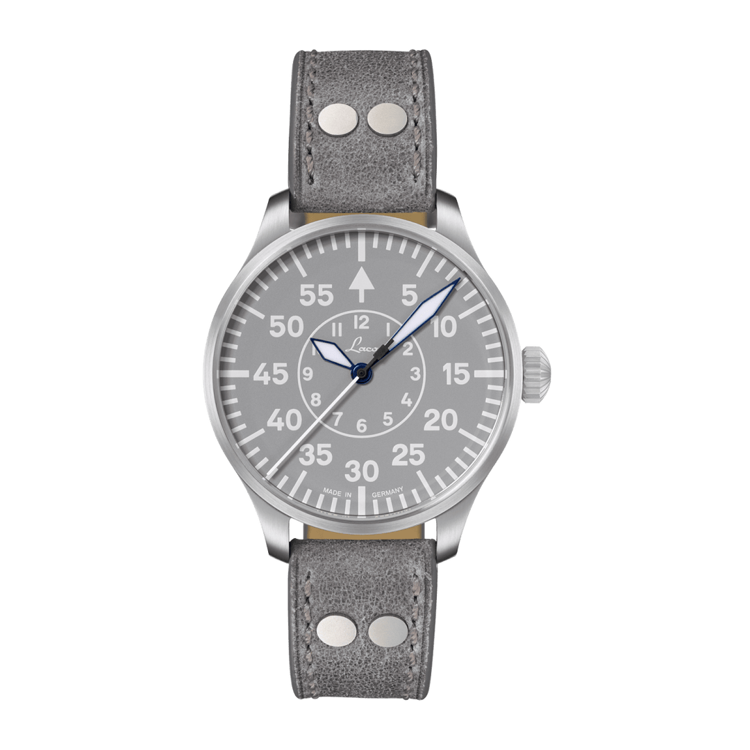 Aachen Grau 39 Automatic / Leather Strap Gray Dial