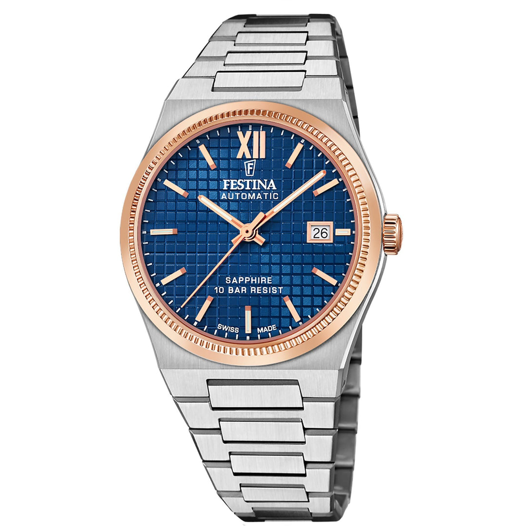 Riv Blue / Stainless Steel Blue Dial