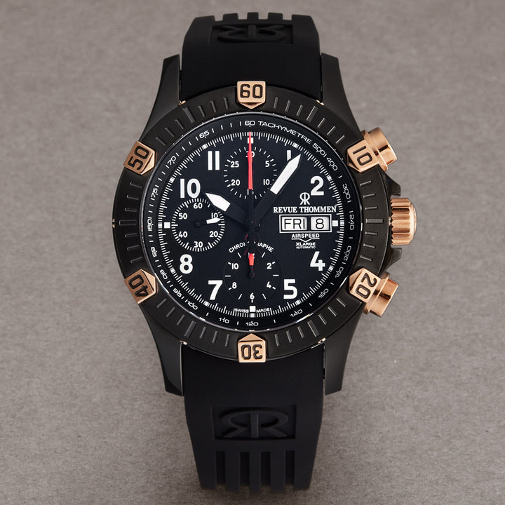 Air speed 16071.6884 / Black | Black Dial