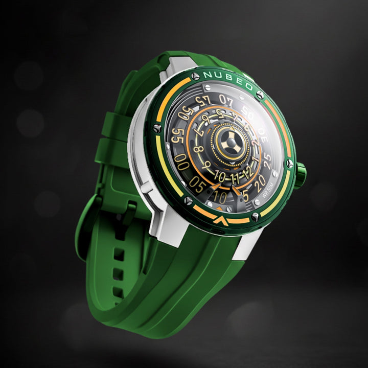 Orbiter Automatic Limited Edition Green / Silicone Strap | Green Dial