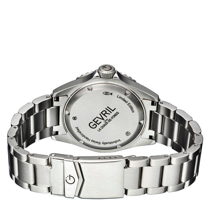 Wall Street GMT Swiss Made SW330 GMT Swiss Automatic Diver's watch blue/red | Bl