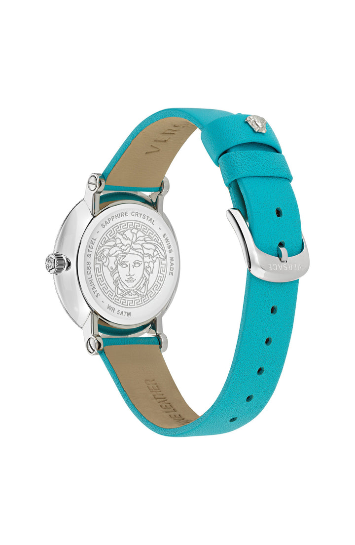 Greca Flourish 35mm / Blue / Blue | Blue Dial
