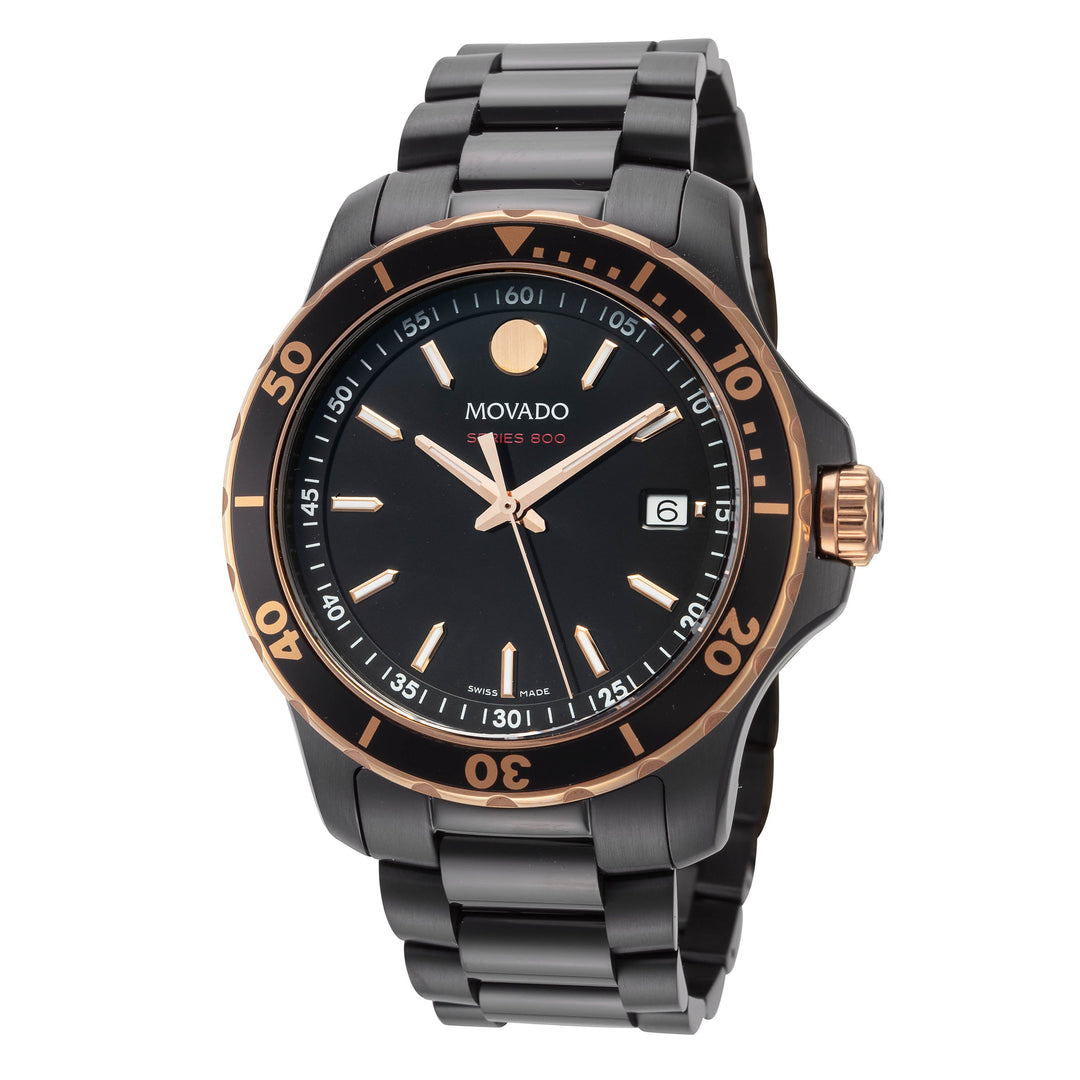 Series 800 40mm / Black / Black | Black Dial