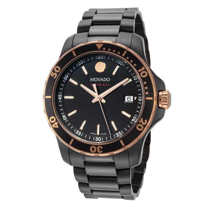 Series 800 40mm / Black / Black | Black Dial