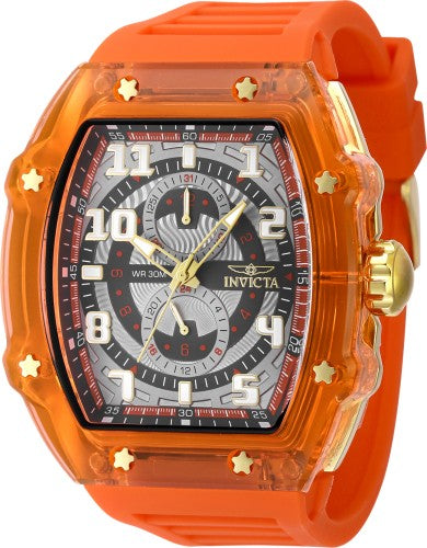 Racing 48.5mm / Gray / Orange | Gray Dial