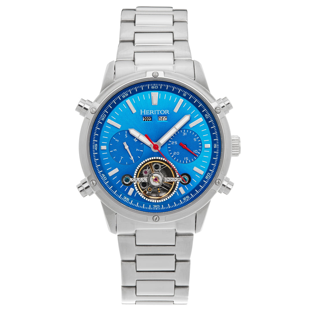 Wilhelm Silver/Blue | Black Dial